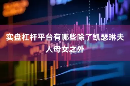实盘杠杆平台有哪些除了凯瑟琳夫人母女之外